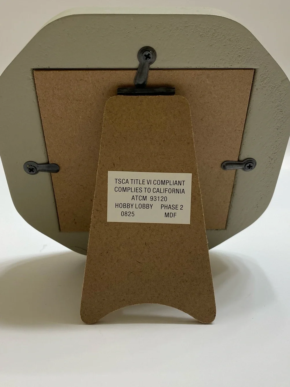 GreenTree Gallery Sage Green Octagonal Picture Frame
